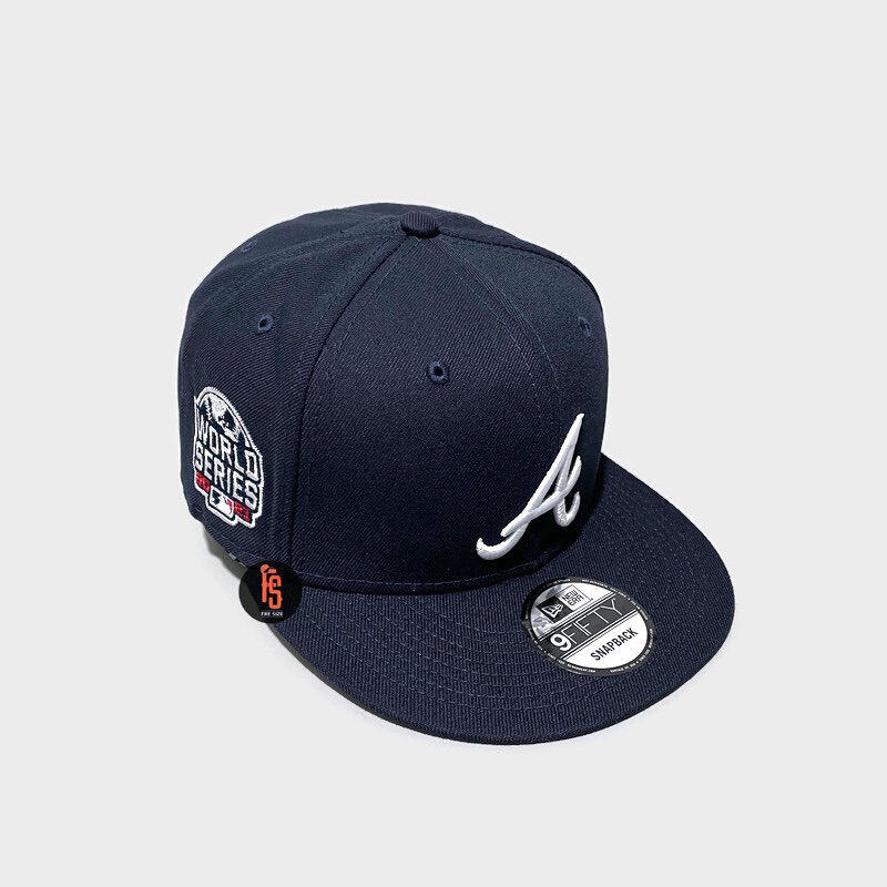 TOPI NEW ERA ORIGINAL 950 WS 2021 ATLANTA BRAVES NAVY UV GREY