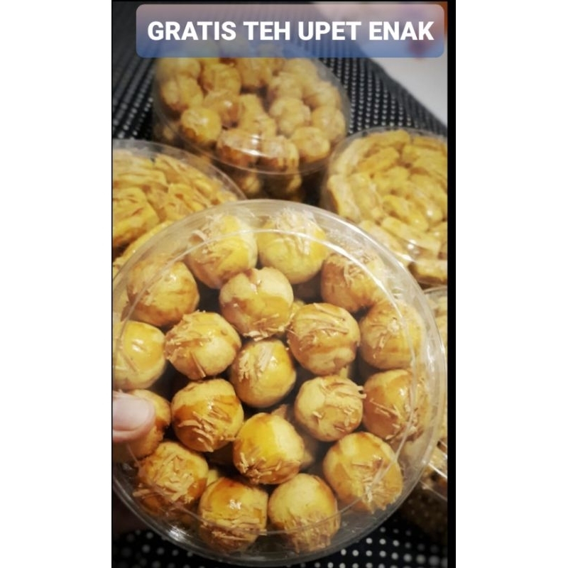 

Nastar keju 500gram GRATIS teh upet khas Cirebon