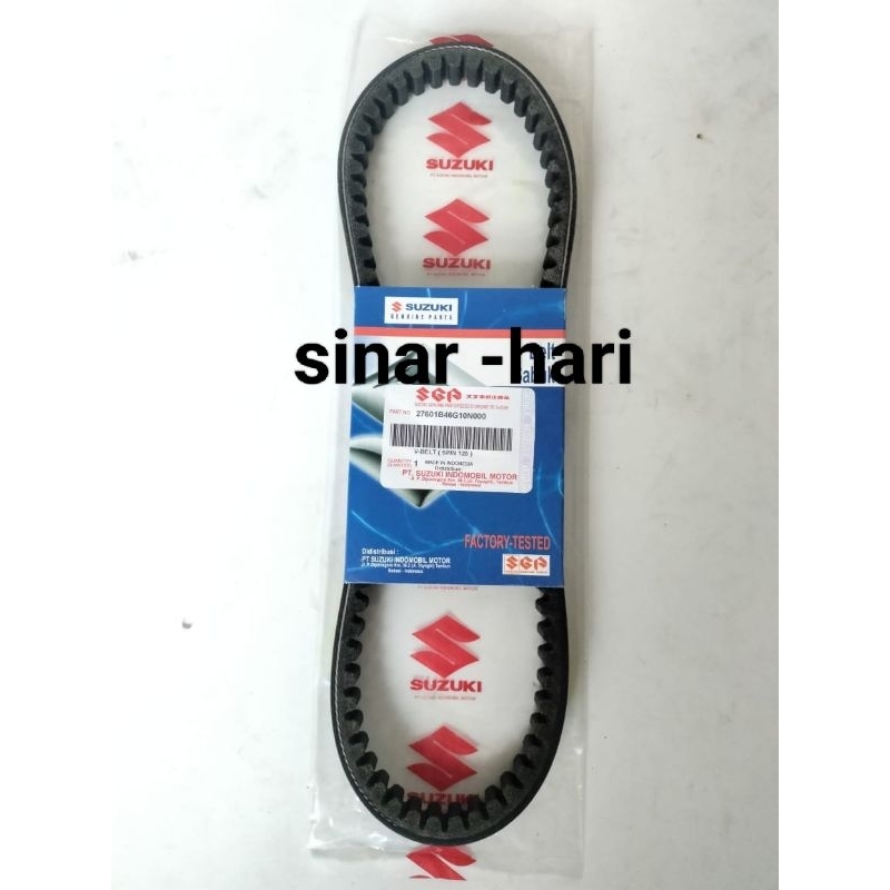 V-BELT -VANBELT ONLY (SPIN 125) SUZUKI ORIGINAL SPIN 125+ SKYDRIVE + SKYWAVE