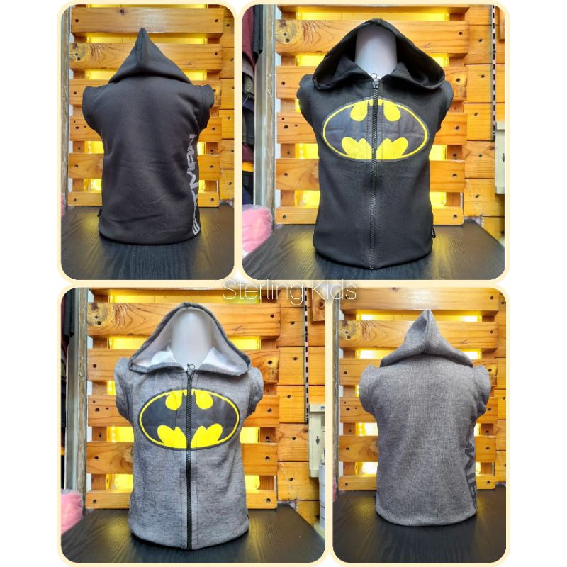 Model Baru/Rompi Anak Laki Laki Superhero Batman Bahan Fleece/Kids Rompi/Rompi Anak/Rompi Anak Laki-