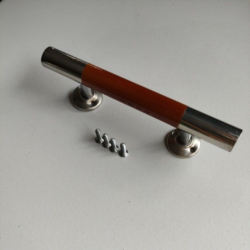 Tarikan laci suling cat coklat natur 12 cm tarikan lemari tarikan pintu pull handle pintu kunci pint