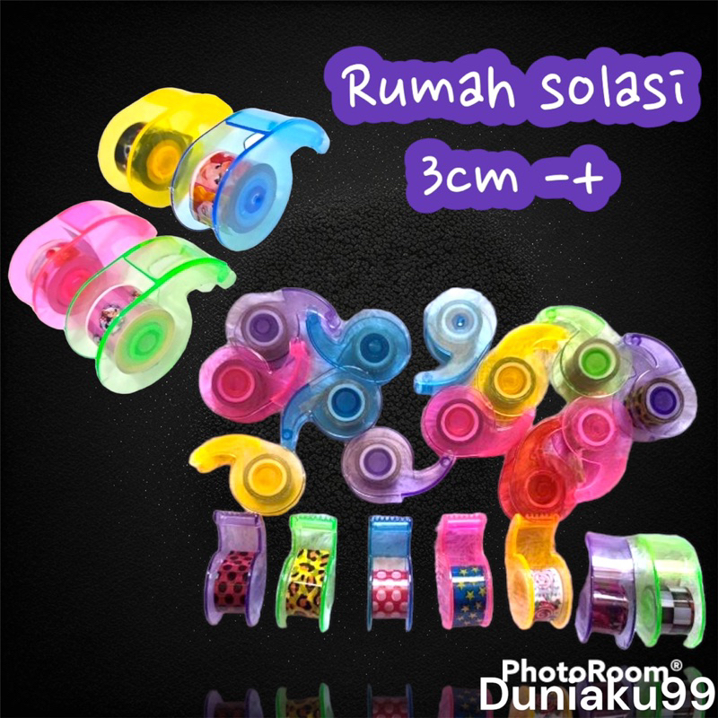 mainan dispenser selotip anak karakter / solatip anak lucu / solasi anak dispenser lucu