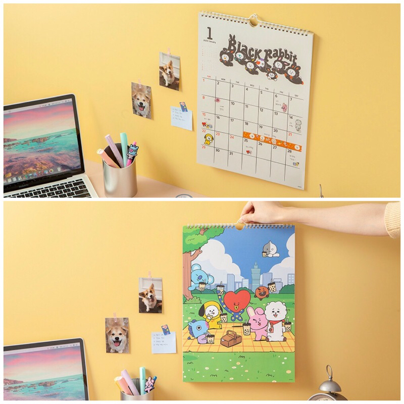 

BT21 POSTER + 2023 WALL CALENDAR BT21 OFFICIAL KALENDER TAHUN BARU MEMO PLAN KALENDER NEW YEAR DINDING POSTER BTS KPOP KALENDER BT21 BTS