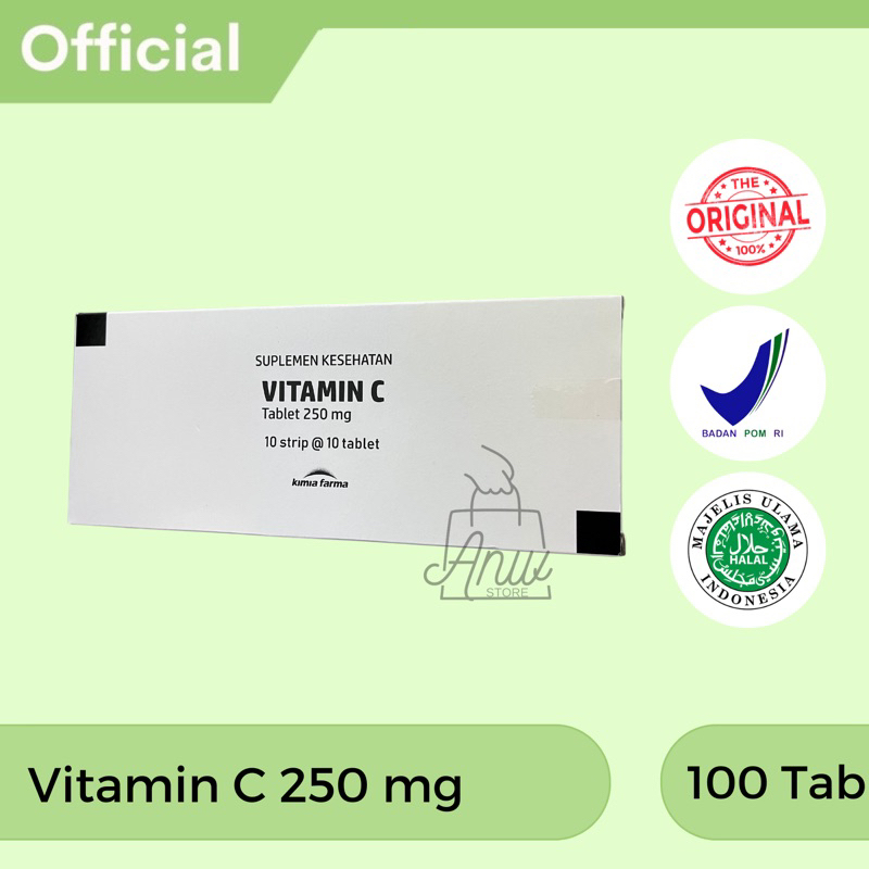 Vitamin c 50 mg | Vitamin C 250 mg / vitamin c 250mg kimia farma | Vit c 100 | Vit C 500
