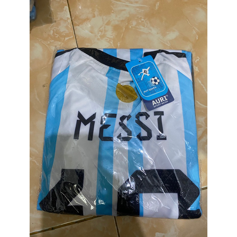 SETELAN ANAK BOLA JERSEY ARGENTINA MESSI PIALA DUNIA WORLD CUP