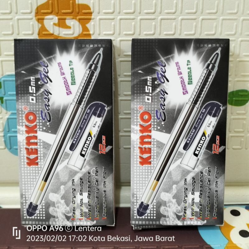 

pulpen kenko easy gel isi 12 pcs