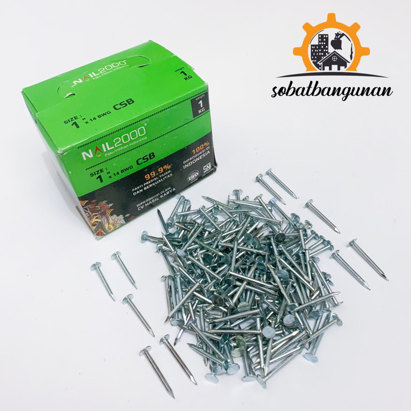1 KG Paku KALSIBOARD 1” inch / Paku GRC / Paku Plafon