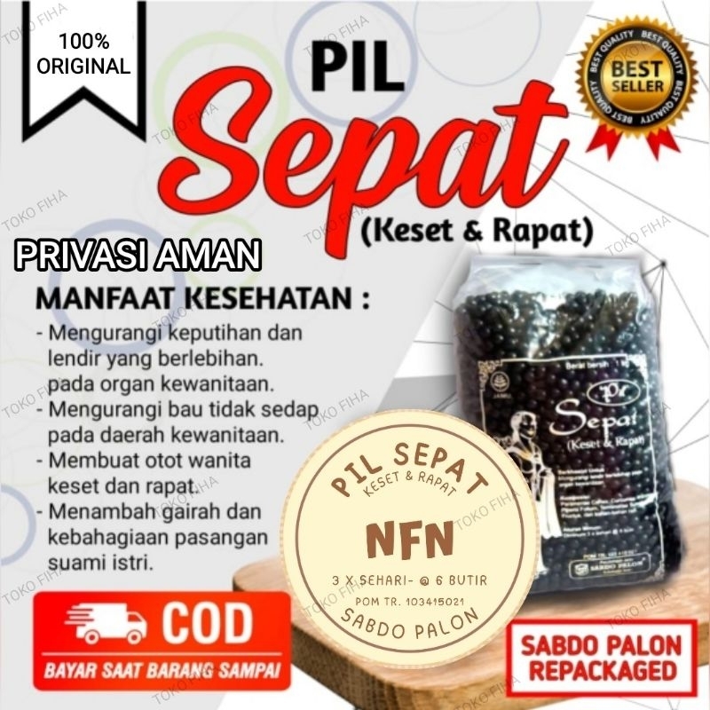 

PIL SEPAT Keset & Rapat Sabdo Palon Original | Jamu Manjakani - isi 120 butir