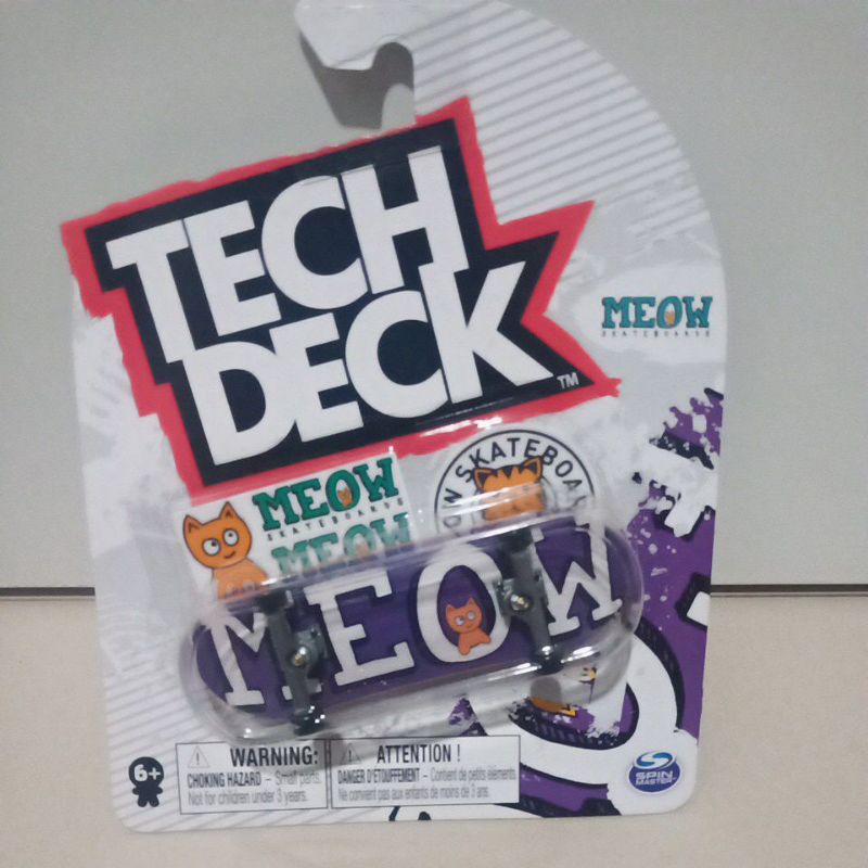 meow tech deck skateboard