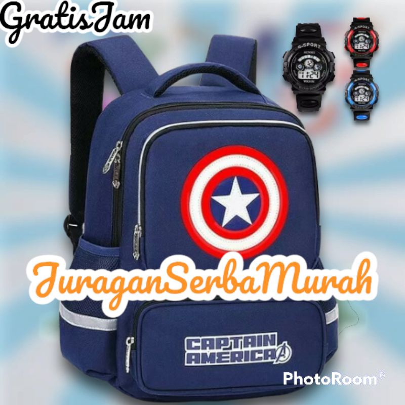 Tas Ransel sekolah SD Superhero Terbaru Murah