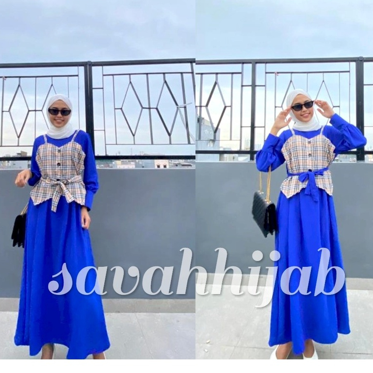 MAXI DRESS SALWA/GAMIS WANITA/PAKAIAN MUSLIM WANITA