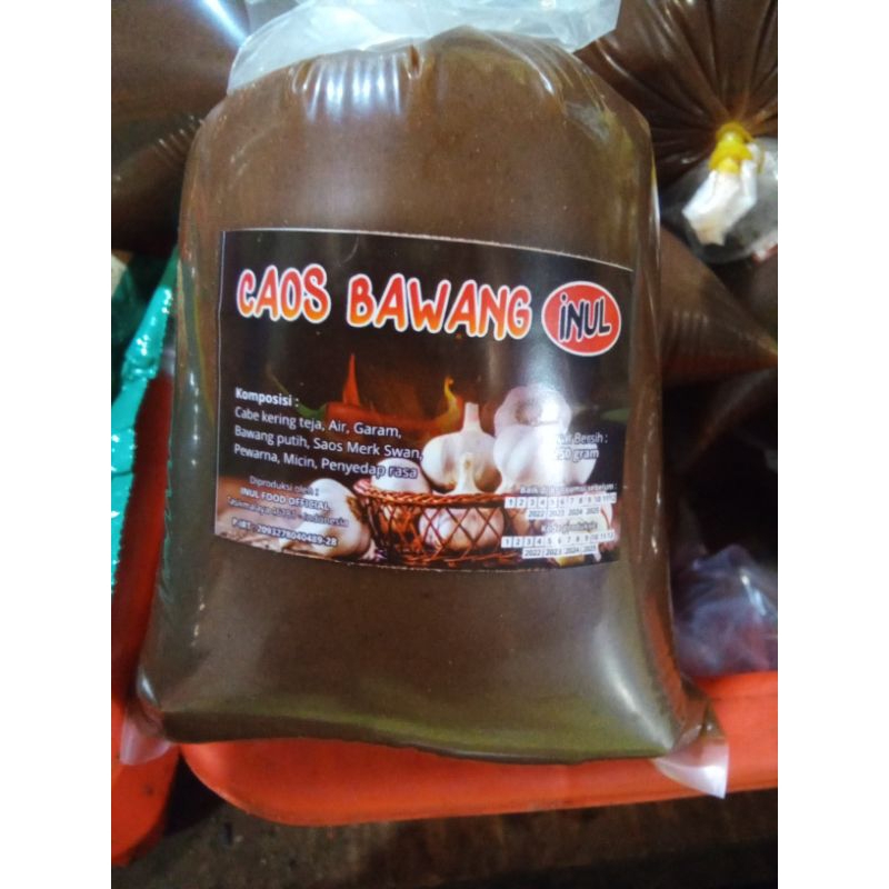 

Caos bawang khas tasik 500 gr