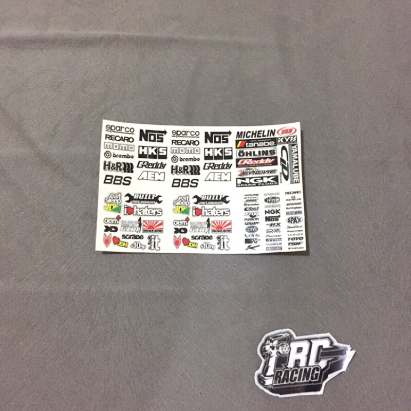 Stiker JDM Rc wpl d12&d42