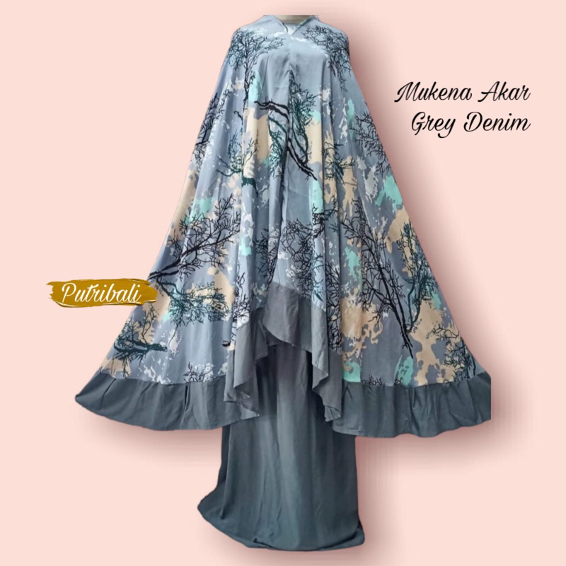 Mukena Jumbo Dewasa Motif Akar Bali