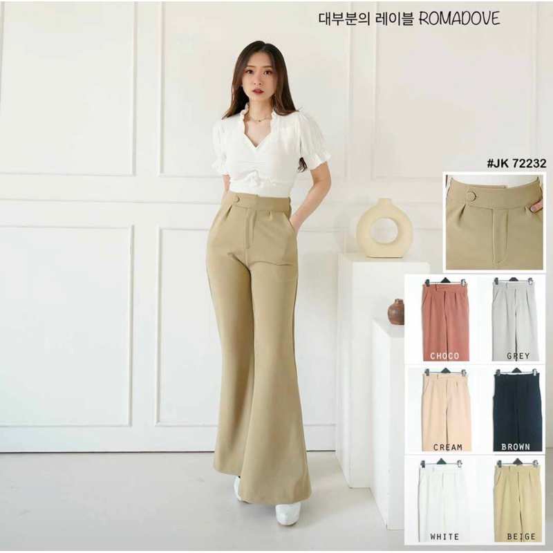 Cutbray Pants Shakira | Most Label | Bahan Romadove