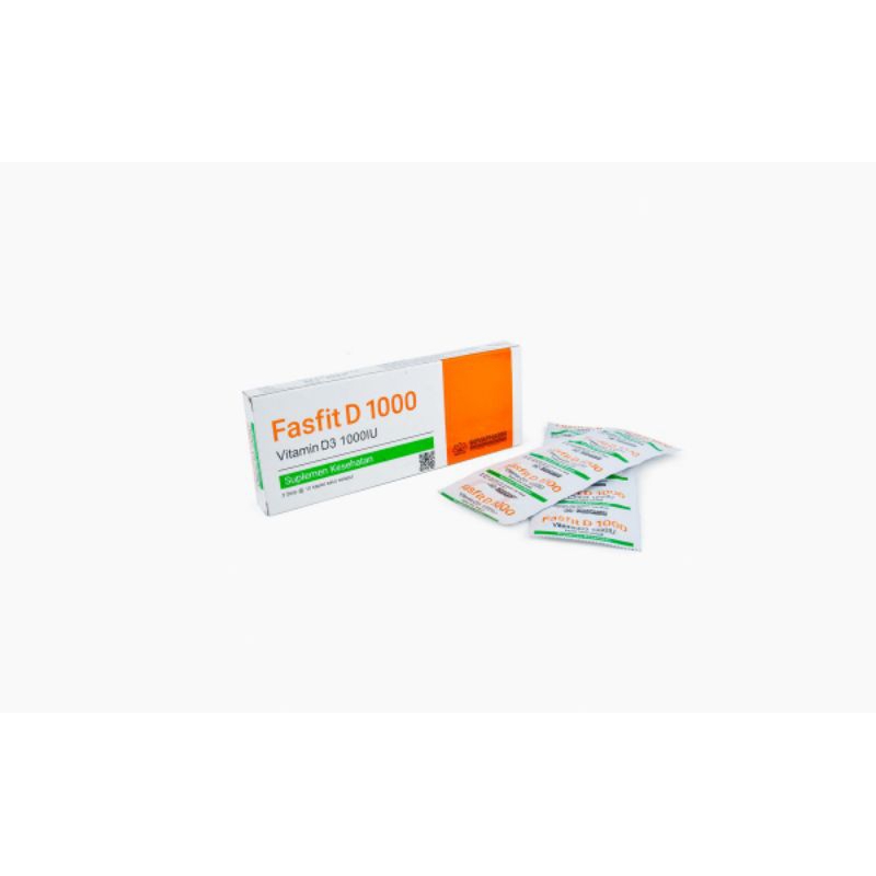 Fasfit D atau Comvit D 1000 Vitamin D3 1000iu