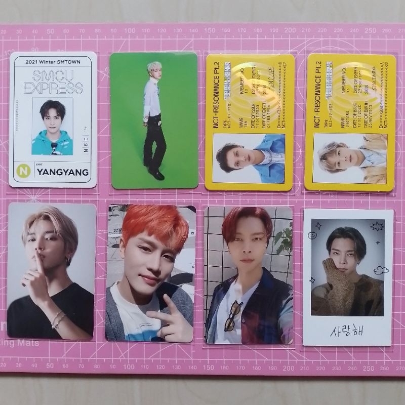 WTS PC NCT JOHNNY POLA WTMC DICON TAEYONG IDC SHOTARO TEN SMCU YANGYANG AR CLIP STICKER JUNGWOO