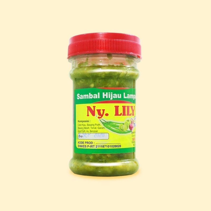 

Sambel ijo Ny. Lily Lampung