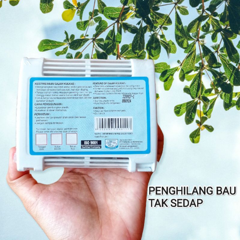 GAJAH KULKAS PENGHILANG BAU TAK SEDAP BOX REFILL LEMARI ES