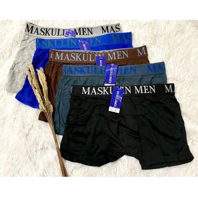 Celana dalam boxer pria maskulin / celana dalam pop pria / celana dalam cowok / celana dalam pria / 