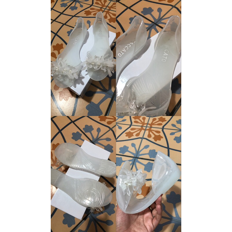 STACCATO jelly shoes preloved / sepatu staccato second / staccato flatshoes / staccato original