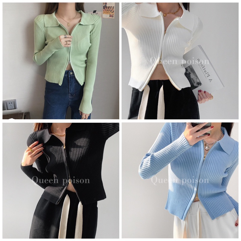 KNIT TOP LENGAN PANJANG LONG SLEEVE  RAJUT MX719