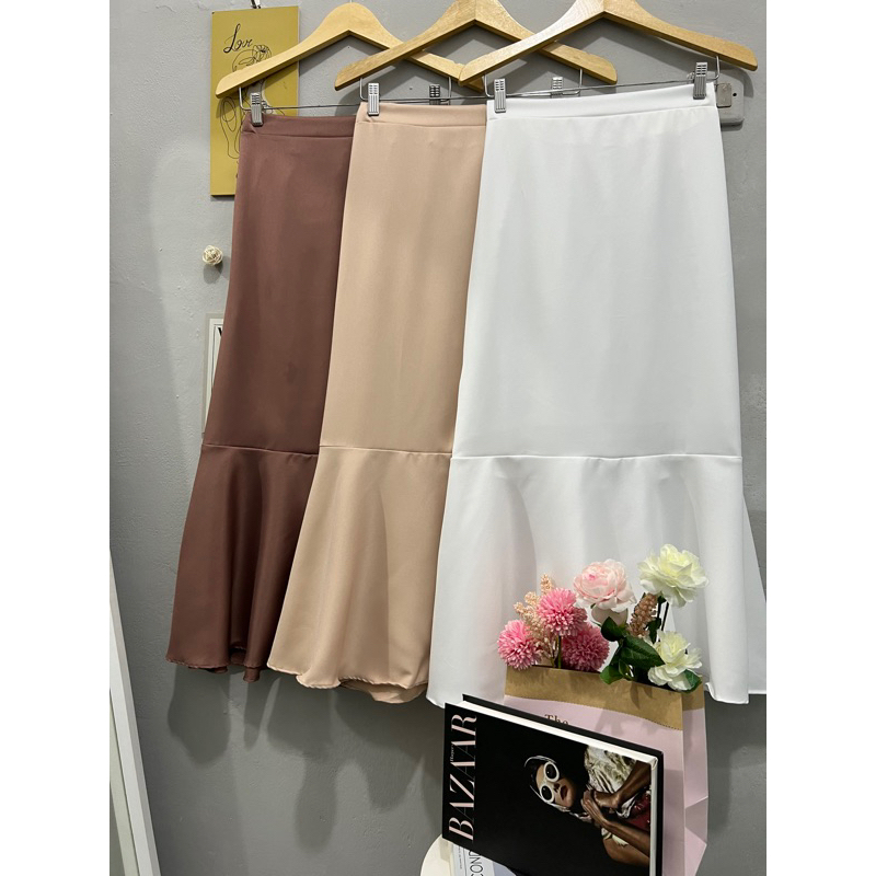 Halo_ Rok mermaid | Rok Duyung Shakila | Rok panjang wanita | Skirt