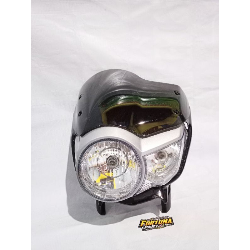 lampu depan batok lampu Tiger pece pc set cover visor