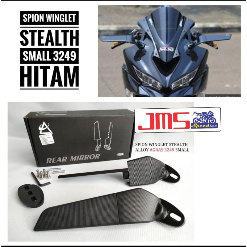 kaca spion motor winglet untuk R15 R15 cbr150 cbr250 ninja 250 ninja rr mono dll