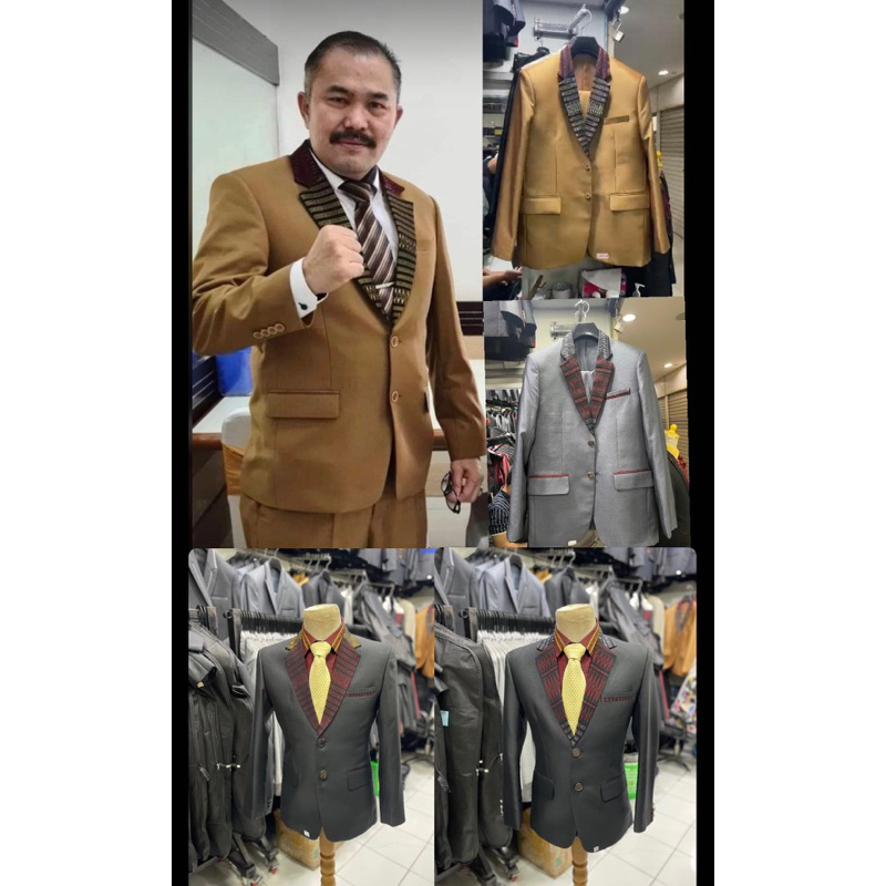 JAS KOMBINASI ULOS /JAS FORMAL /JAS TENUN PUCCA / ULOS | SLIMFIT atau REGULER