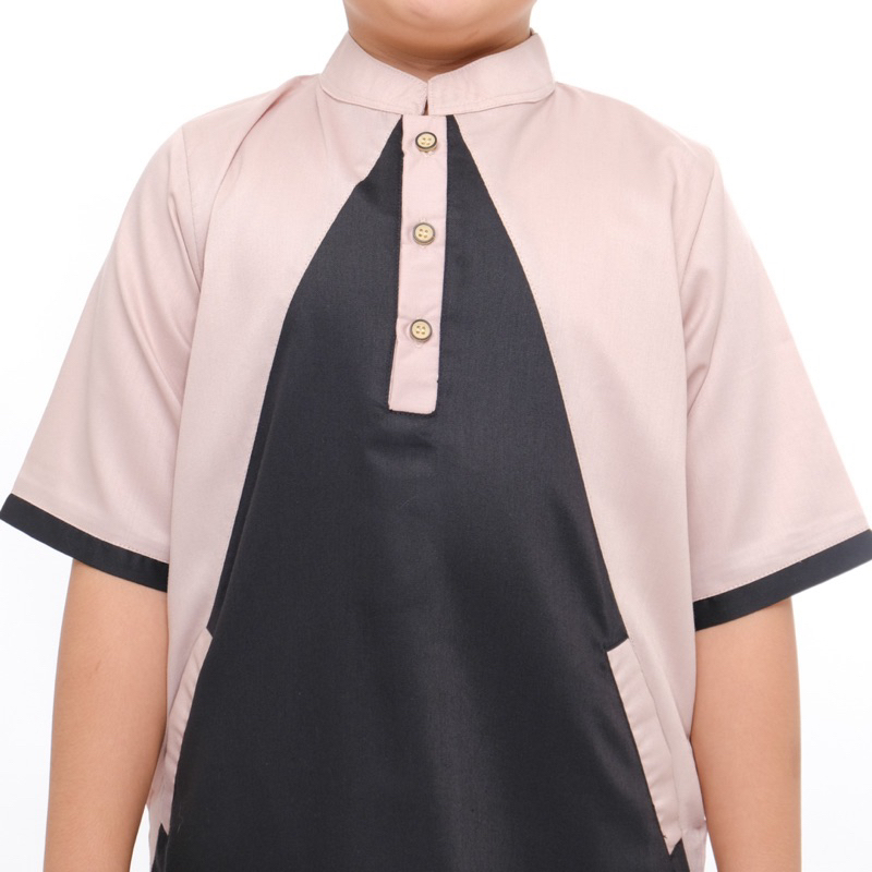 Adam (3) Setelan baju muslim koko anak Motif usia 2 3 4 5 6 7 8 9 10 tahun bahan katun model kurta