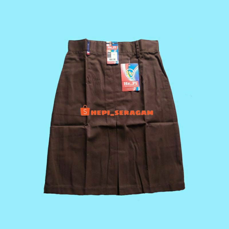 {DISTRIBUTOR SERAGAM} Rok Sekolah Pramuka SMP/SMA Span Pendek L1[HEPI]