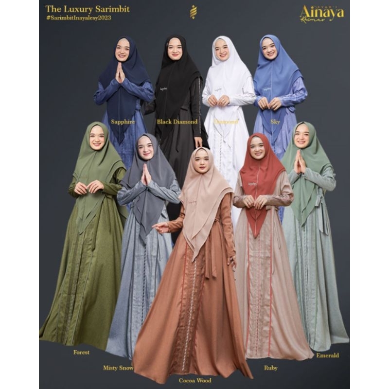 Ainaya set Khimar By Inayalessy ORI
