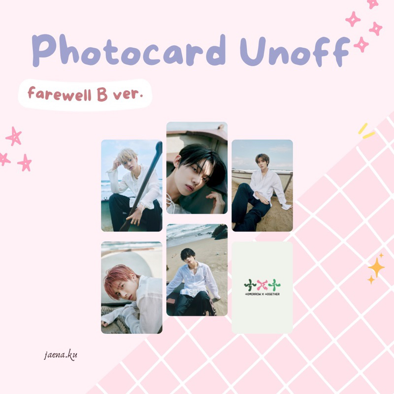 [TXT] PHOTOCARD UNOFF TEMPTATION FAREWELL VER