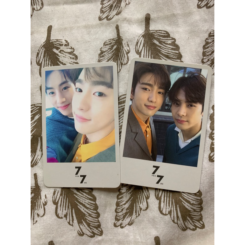 (RARE) GOT7  PC UNIT PHOTOCARD 747 7 FOR 7 MARKJIN MARK JINYOUNG JINSON JINYOUNG JACKSON