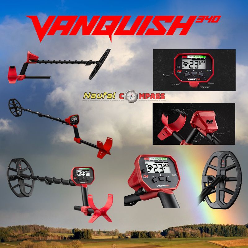 Minelab Vanquish 340 Metal detektor (Equinox, vanquish, manticore, gold monster, detektor emas, scan
