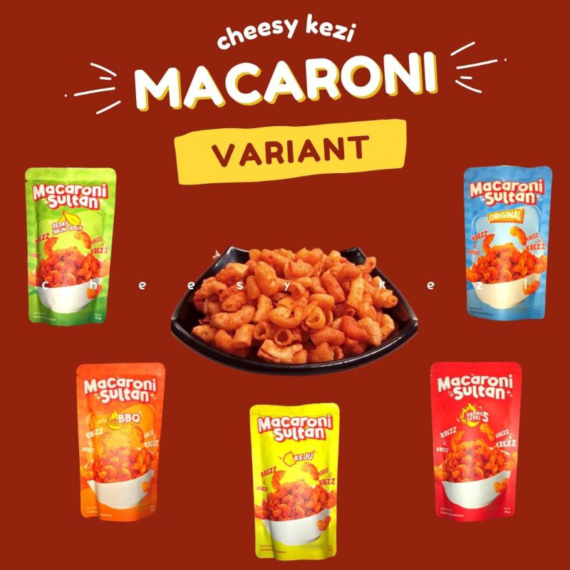 

Macaroni Sultan | 50gr | Camilan viral!!!