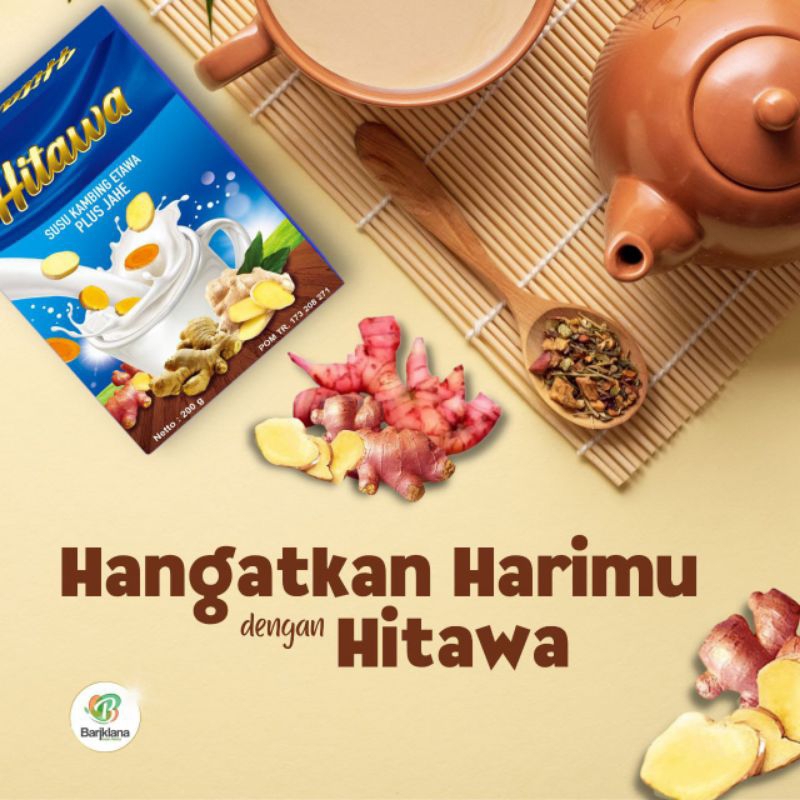 

HITAWA susu kambing plus jahe