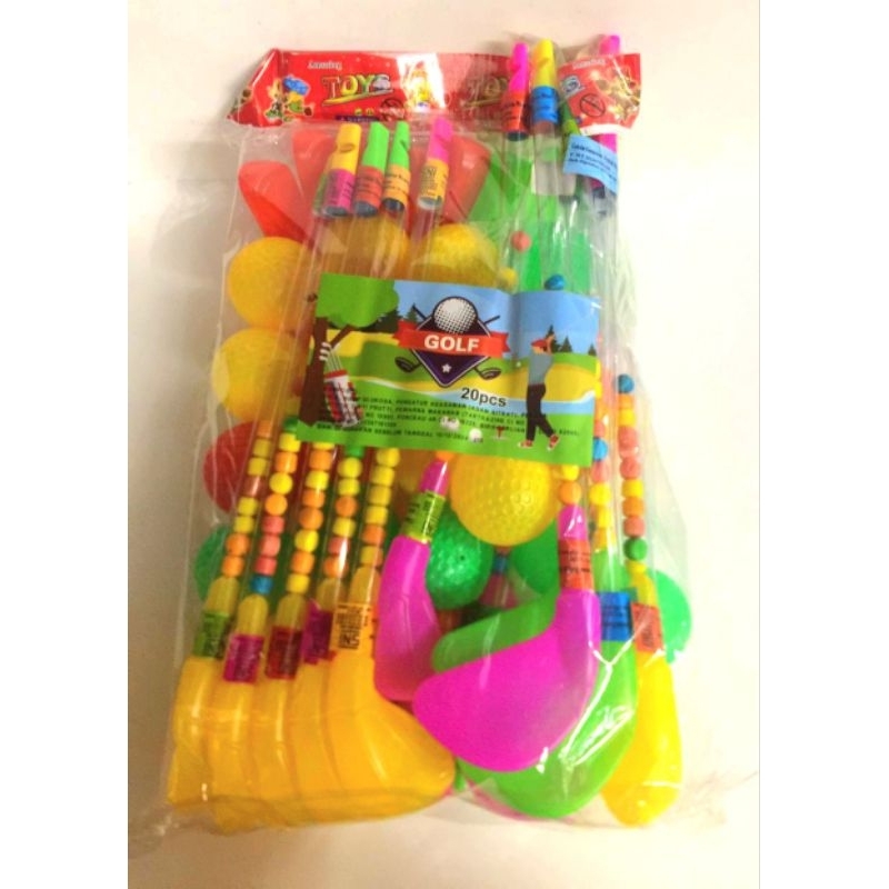 

Permen Cemilan Snack Stik Stick Golf Bola Mainan Anak Murah (isi 20 pcs)