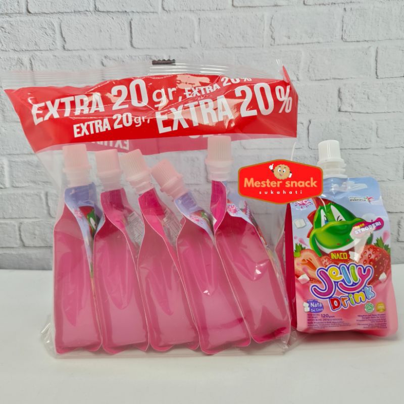 Inaco Jelly Drink | Minuman Jelly | Nata de Coco | Hampers Anak Pink