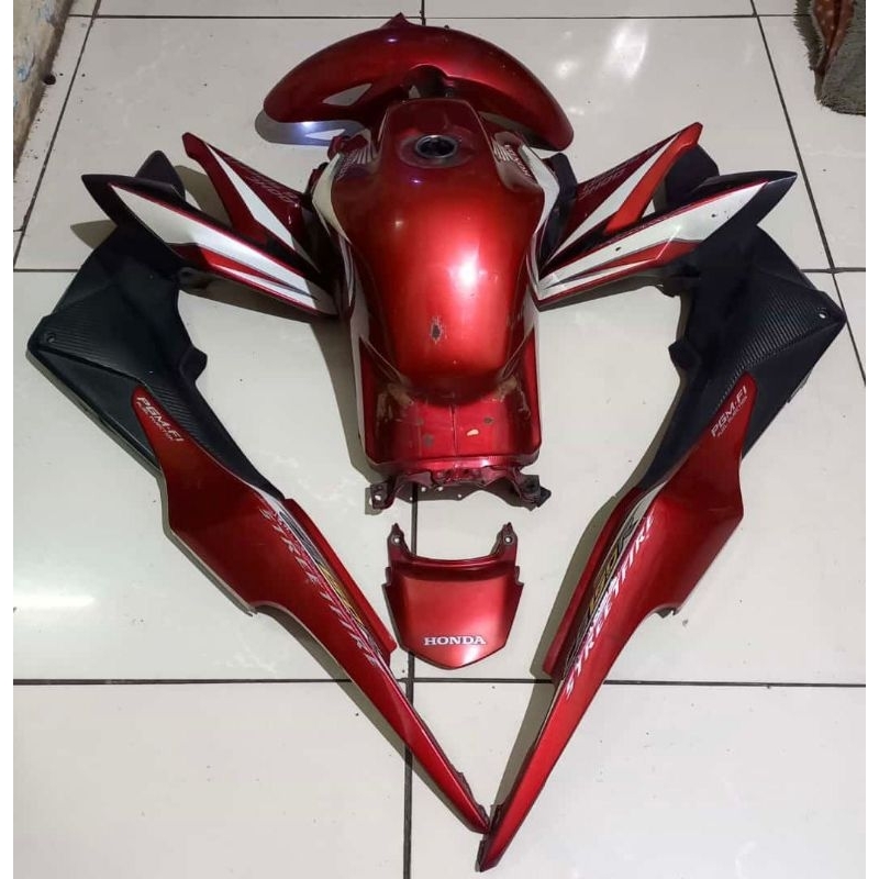 body full set cb15r old k15 merah maroon | body set cb old 150r | body cb 150r old k15 merah maroon 