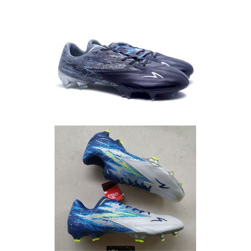 Specs Acc Lightspeed 3LX Marc Klok Elite FG - Silver Jewel Blue dan Black Silver