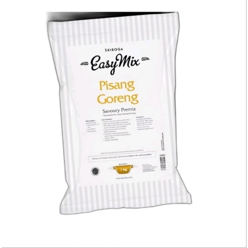 

SRIBOGA TEPUNG PREMIX EASYMIX PISANG GORENG 1 KG