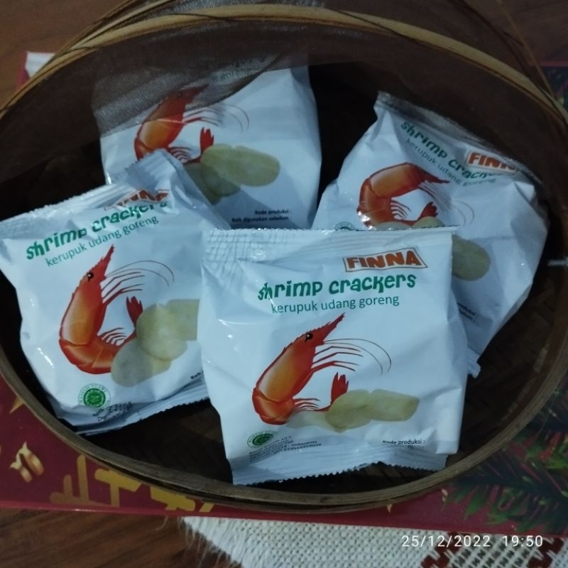 

Shrimp Crackers Finna Kerupuk Udang Goreng Matang 100 pack @10gr