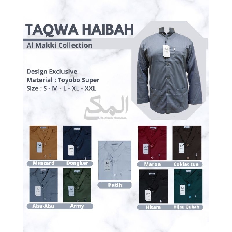 Baju taqwa HAIBAH AL MAKKI