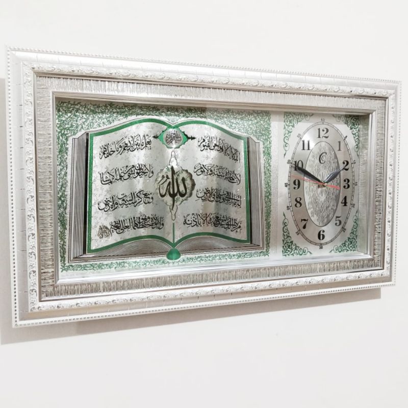 jam kaligrafi ukuran 42*72cm special edition