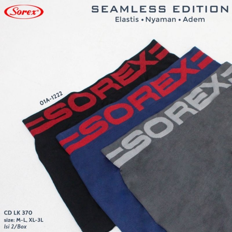 Sorex man Boxer LK 368 Dan LK 370 seamles harga perbiji (bukan perkotak