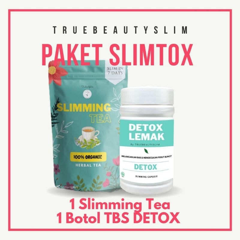 Paket SLIMTOX - Pelangsing Herbal Obat Diet Ampuh Penurun Berat Badan