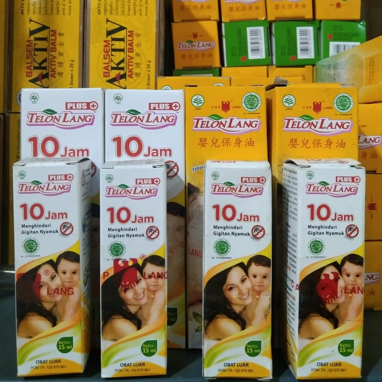 Caplang Minyak Telon Lang dan Telon Lang Plus 60 ml + 15ml