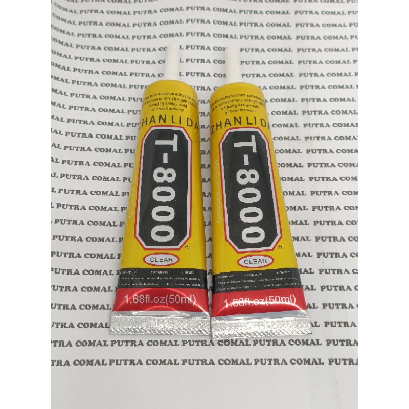 

LEM T-8000 50ML LEM PEREKAT LCD TOUCHSCREEN ZHANLIDA T8000 50ML PUTIH BENING CLEAR